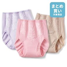 吸水ケアショーツ(尿漏れケアパンツ・～50CC)(日本製・はきこみ丈深め)