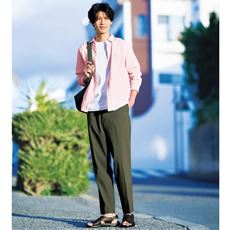 接触冷感・ウエストストレッチパンツ