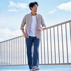 やみつきメッシュストレッチデニム