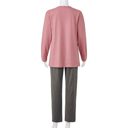 クラウディローズ(パンツ:チャコールグレー) バックスタイル 上下セット
