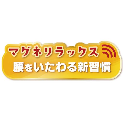 マグネリラックス<br>腰をいたわる新習慣