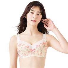 小さく見せるスマートメイク&reg;ブラ(ワイヤー入り・薄手フルカップ)