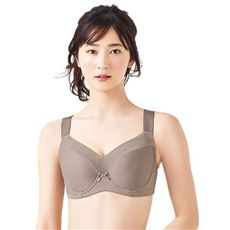 アンダー大きめさんの小さく見せるブラ(ワイヤー入り・フルカップ)