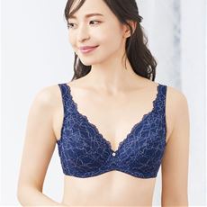 フルカップブラジャー(グラマーバストさんのブラ)(ワイヤー入り・薄手カップ)