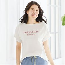 ロゴ入りゆるTシャツ(綿100%)