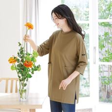 さらっと快適なポケット付きTシャツ(UVカット・接触冷感・吸汗・速乾)