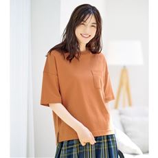 クルーネックTシャツ(綿100%・洗濯機OK)