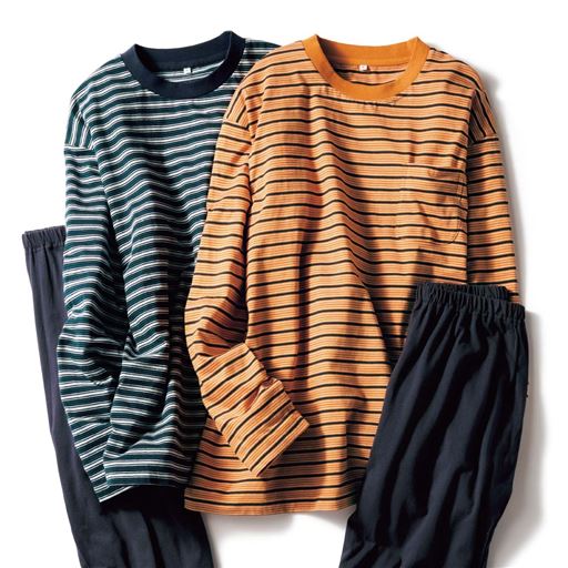 左から、ネイビー、オレンジ