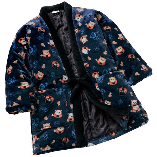 ネイビー系(わんこ柄)