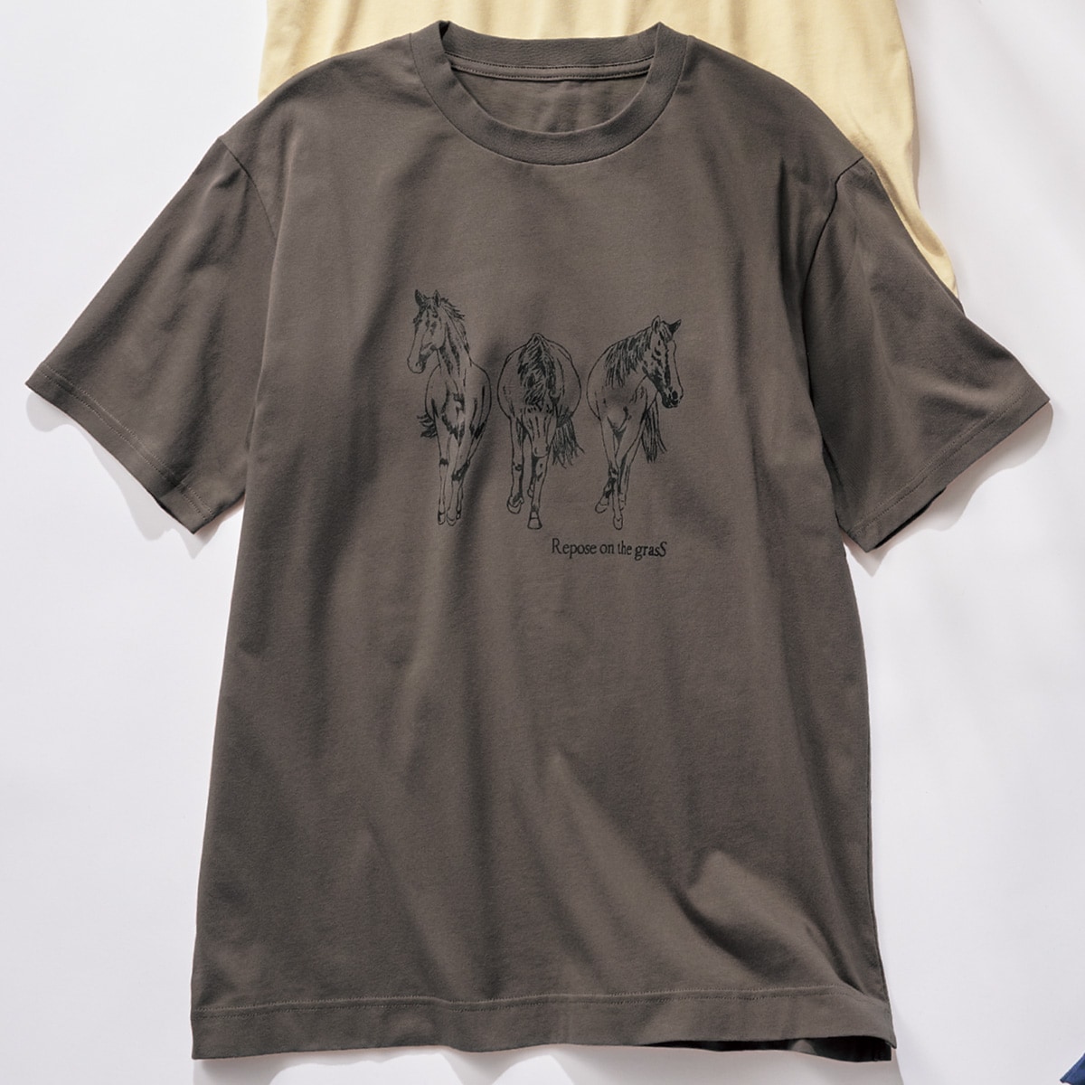 綿100%プリントTシャツ(半袖) - ファッション通販ならセシール