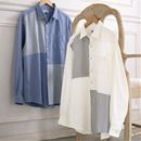 発熱ツイル・切替デザインシャツ