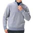 モールニットハーフジッププルオーバー