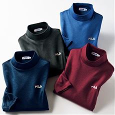 防風ハイネックTシャツ(フィラ)