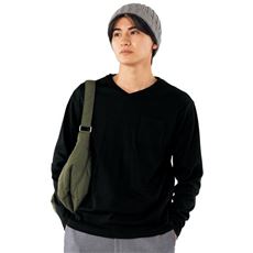 スマートヒート&reg;コットンVネックT(長袖)