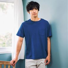 リンクスジャカードクルーネックTシャツ(半袖)