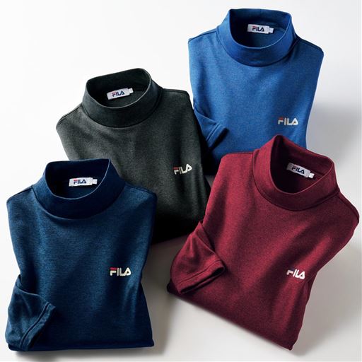 防風ハイネックTシャツ(フィラ)