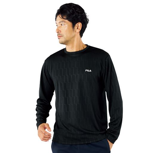 メッシュ切り替え長袖Tシャツ(フィラ)