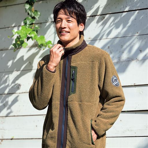 ボアフリースブルゾン