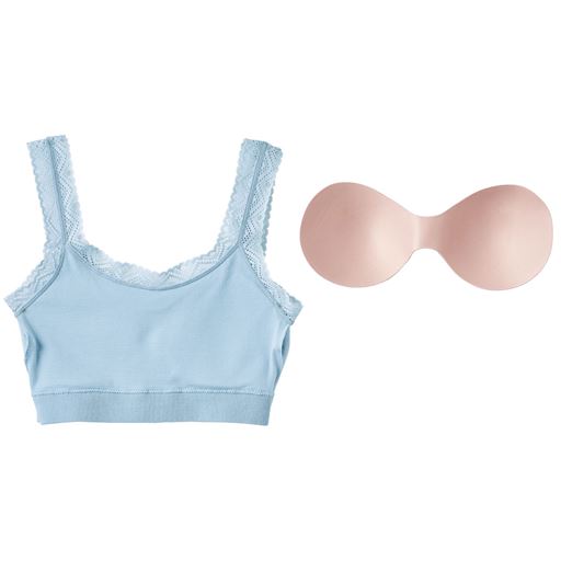 ピーナッツパッドで、バストを引き寄せて美しいシルエットに。