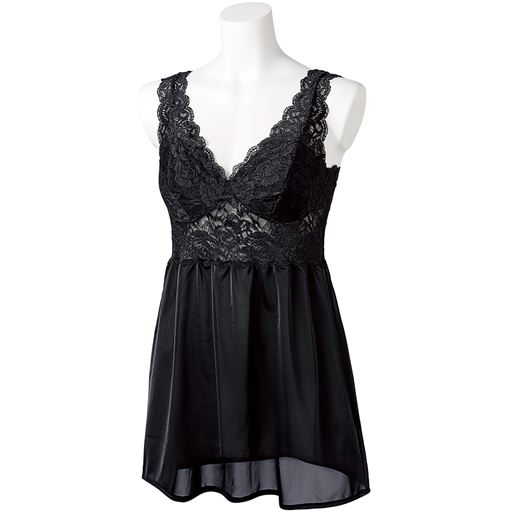 ブラなし1枚で着られてラク!カップ付きキャミソール(身丈65cm)