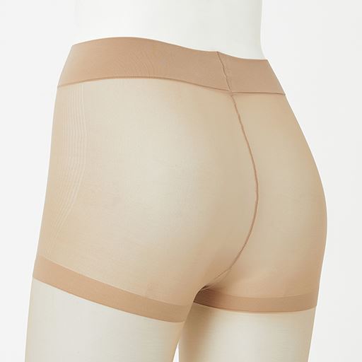 【パンティ部ストレッチ立体設計】締め付けずよく伸び、ズレ落ちにくく快適