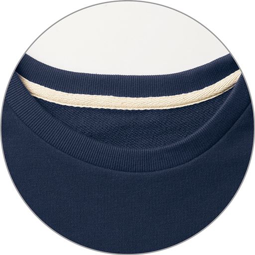 縫い代があたらない綾テープ仕様<br>※こちらのカラーの販売はございません。