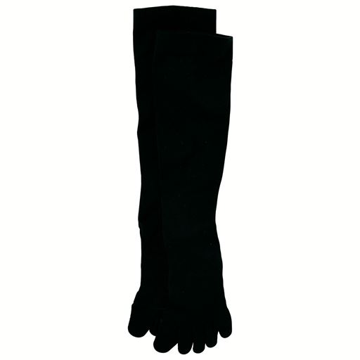 ブラック(ふくらはぎ30～42cm、足首19～25cm)※ふつうタイプ