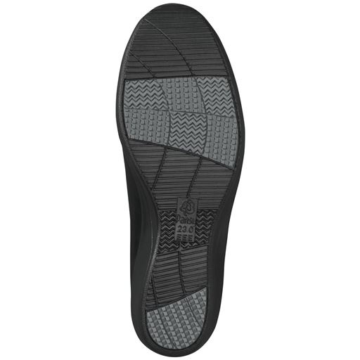 靴底の一部にグリップ性のあるゴム素材を使用