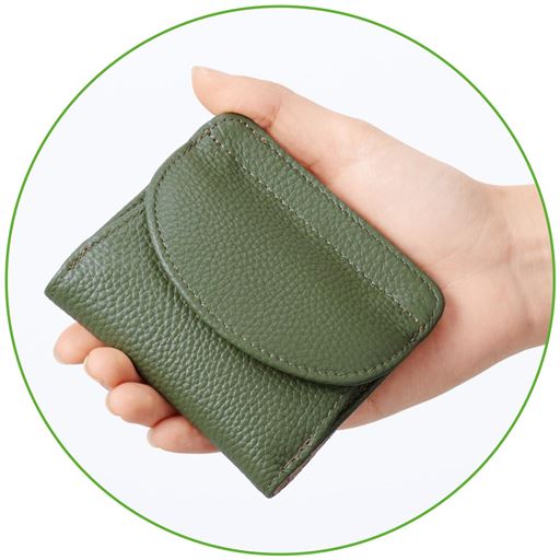 牛革コンパクト財布