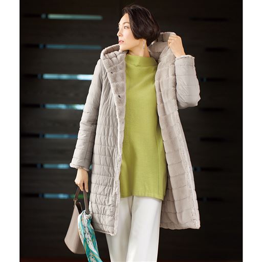 ライトグレー<br>キルト面<br>※インナーは商品に含まれません。