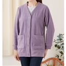 フリースカーディガン