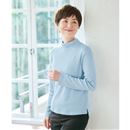 シルクのような光沢のニット風プルオーバー