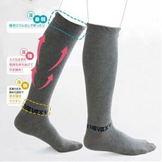 着圧ハイソックス らく圧&reg;(セシール×大妻女子大学コラボ)