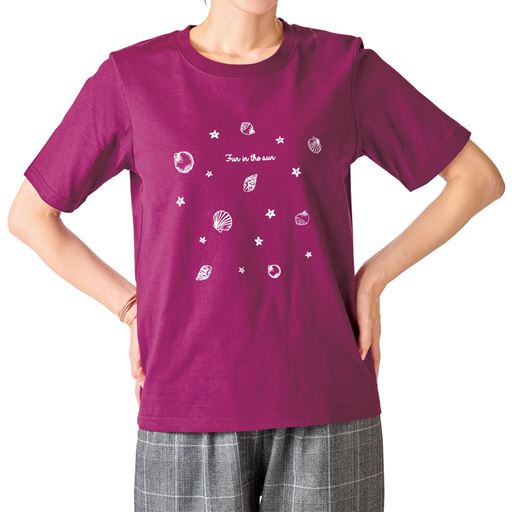 プリントTシャツ(リブ以外綿100%・洗濯機OK)