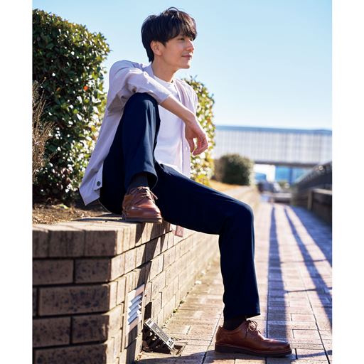 変わり織りドビーストレッチパンツ