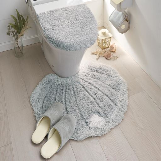グレー<br>大人かわいい色とデザインで優しさに包まれる、メリージェラートトイレタリーシリーズです。