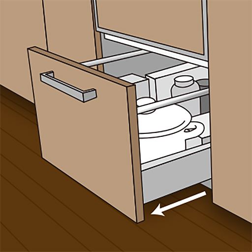 薄手で引き出しの開閉もスムーズ!<br>※画像はイメージです。