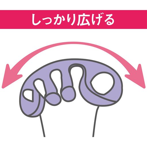 縮こまっていた指先をしっかり広げてスッキリ!
