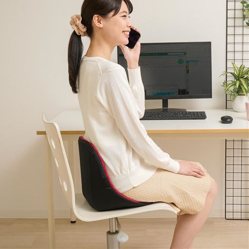 椅子の上でも