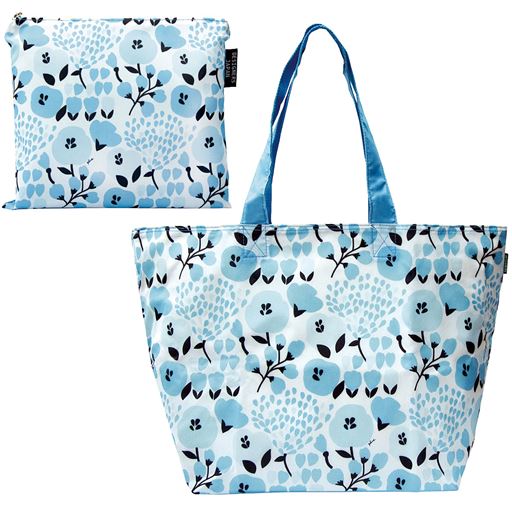 C(水色お花) Designed by 堀内映子