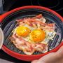 朝食のベーコンエッグも簡単に!