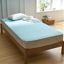 ウォッシュキルトパッドシーツ