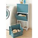 バスケットにもなるランドリーワゴン