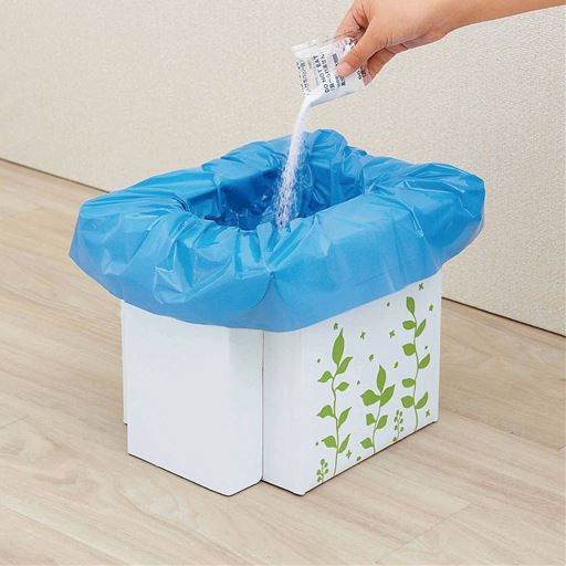 緊急用組み立て式トイレ