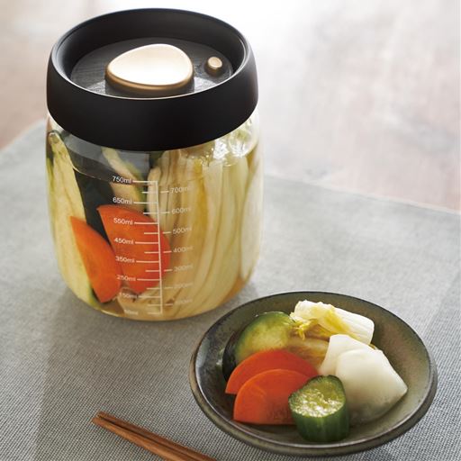 プッシュで時短 真空ポット