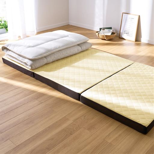 三つ折れ超硬めマットレス(硬質タイプ)