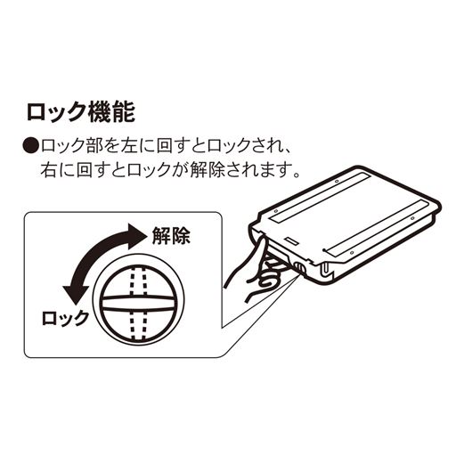 ロック機能