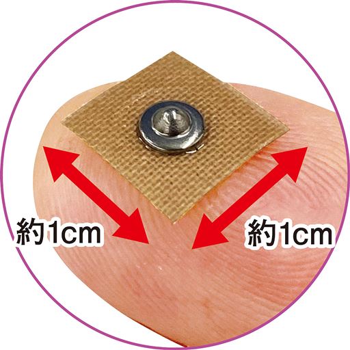 小さいので目立ちにくい!