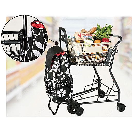 便利な機能も充実! お店のカートに引っ掛けられる