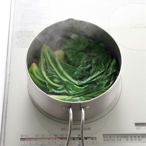 茹でる